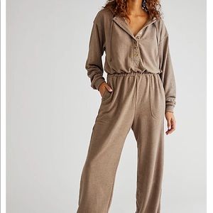 Free People Street Chic One Piece in Pelican.  NWT AND SOLD OUT IN ALL COLORS